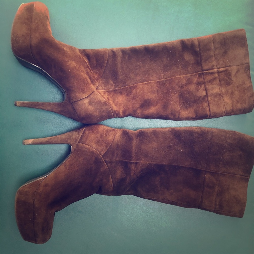 Guess Chocolate Tall Boots